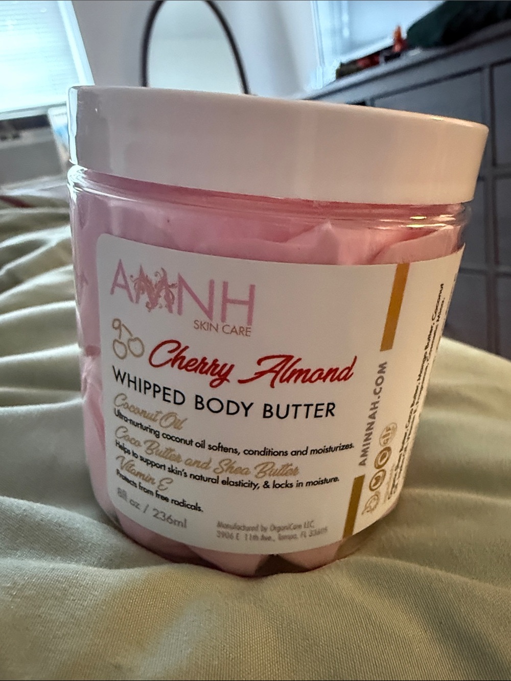 Aminah Cherry Almond Whipped Body Butter